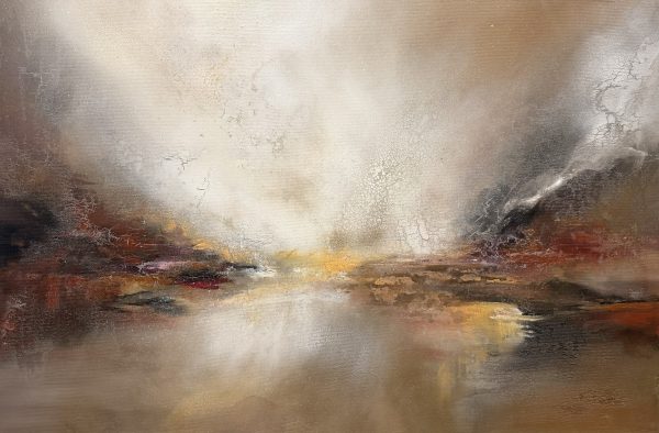 Reflets Dorés-90x60cm:Isabelle Sarian Reflets Dorés