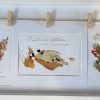 Triptyque-cartes-Isabelle-Sarian <b>Cartes Peintes </b>/ vente sur place