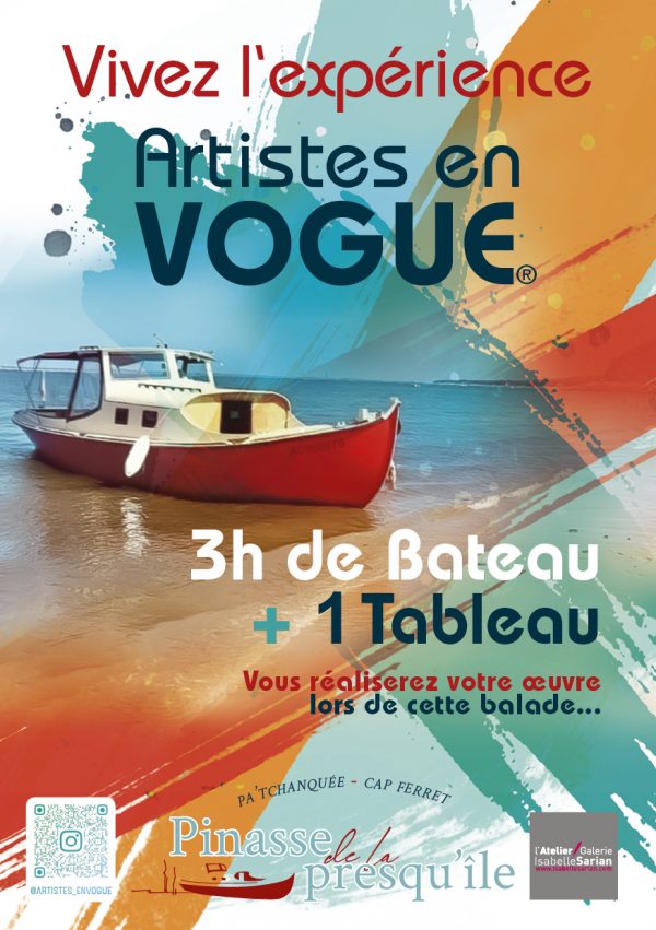 Flyer Vivez l'Expérience-DEF Artistes En Vogue / 3h de Bateau + 1 Tableau